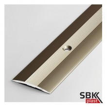 ПО-37 порог алюминиевый  рифленый с отверстиями шириной 37мм